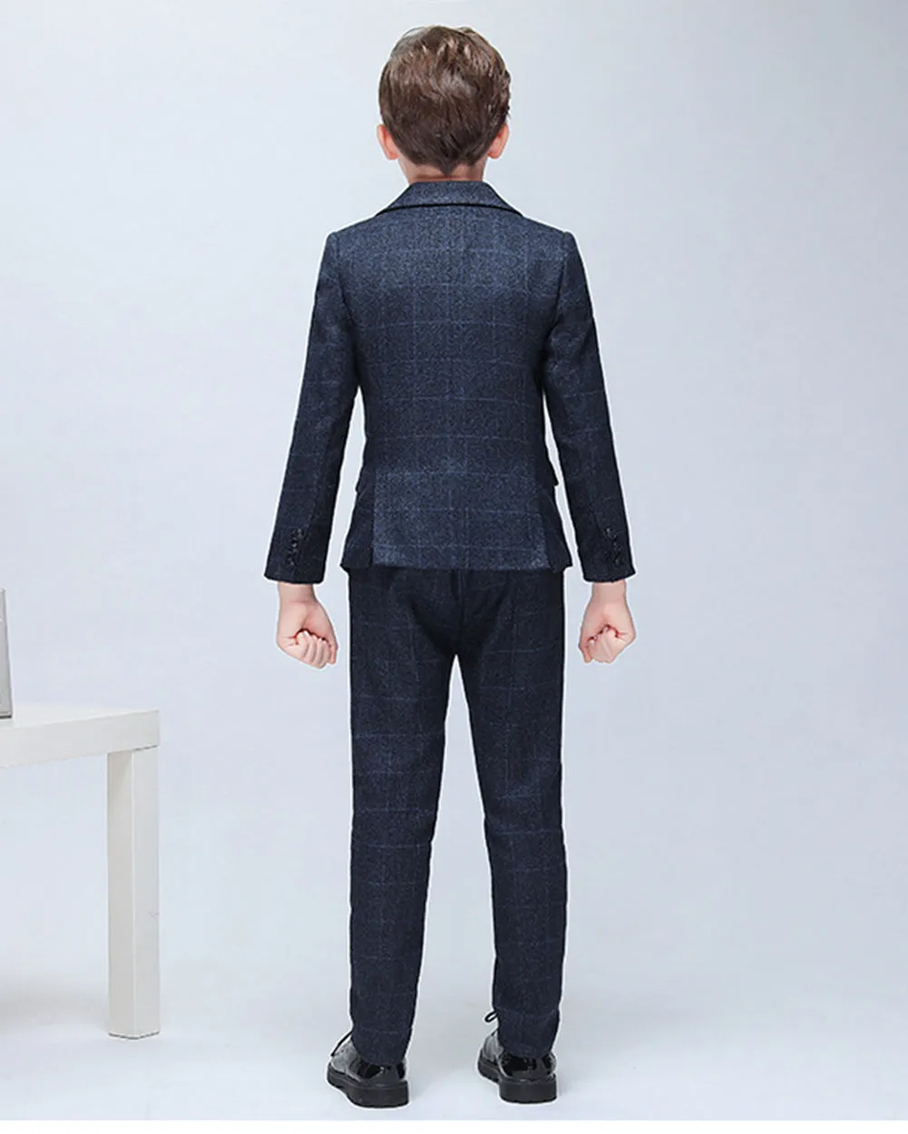Boys' Formal suits 5 piece Dresswear Suit Set With Vest and Tie